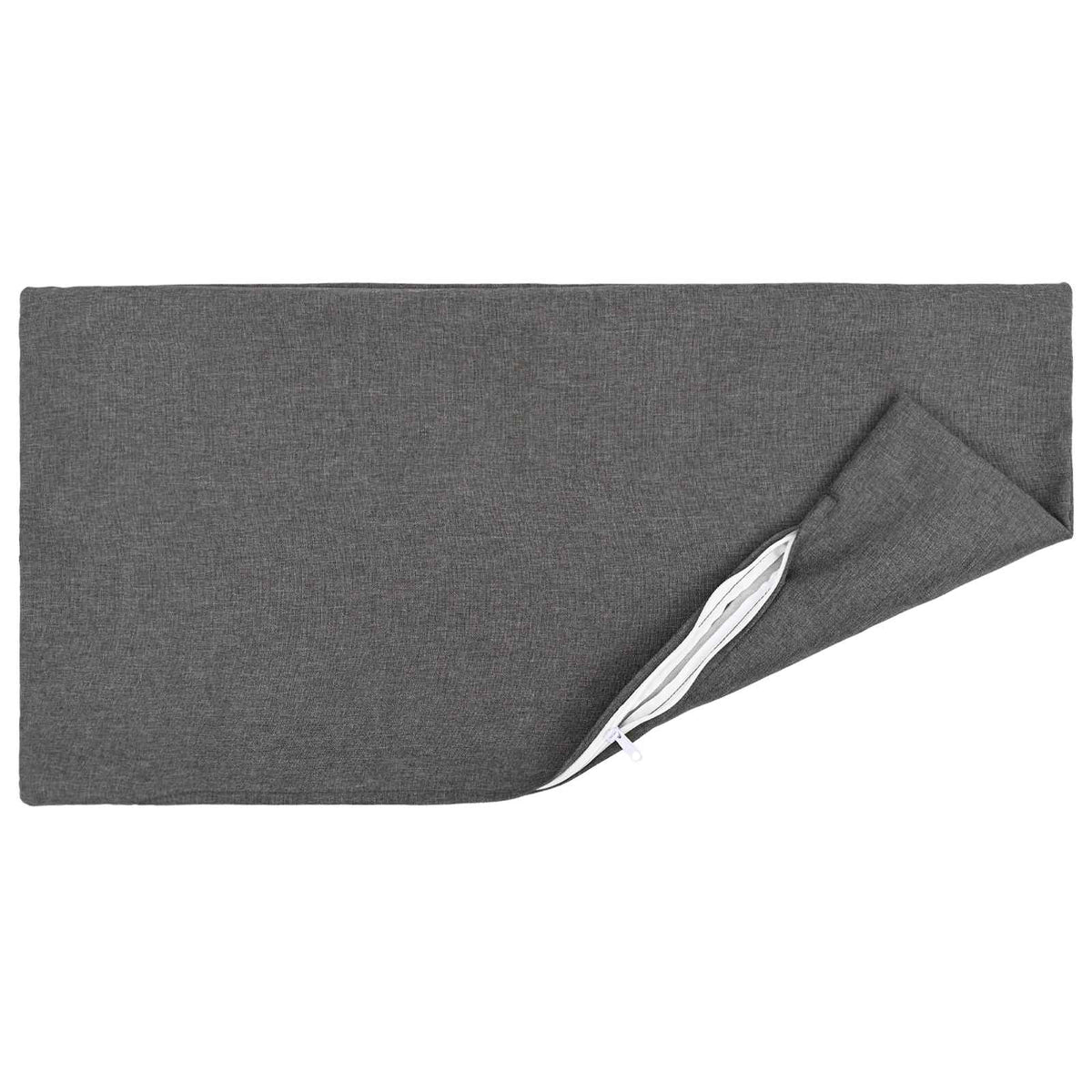 Cushion Cover 2 pcs HEERLEN Light Grey 50 x 80 cm Fabric