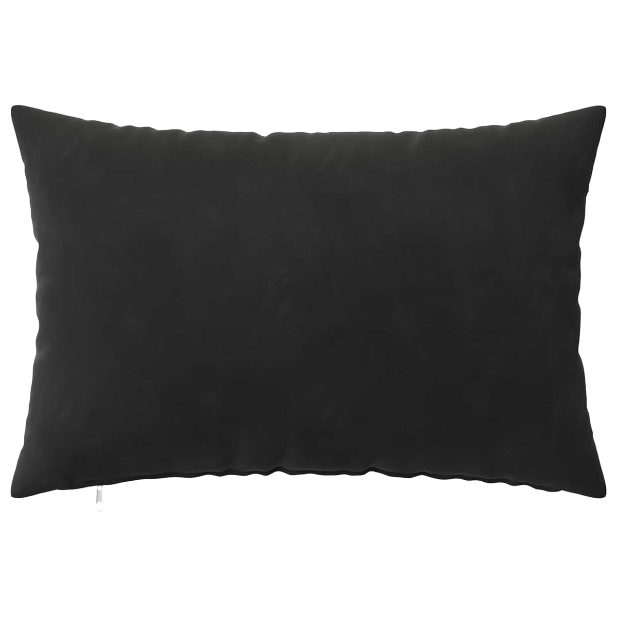 Cushion Cover 2 pcs HEERLEN Black 50 x 80 cm Velvet
