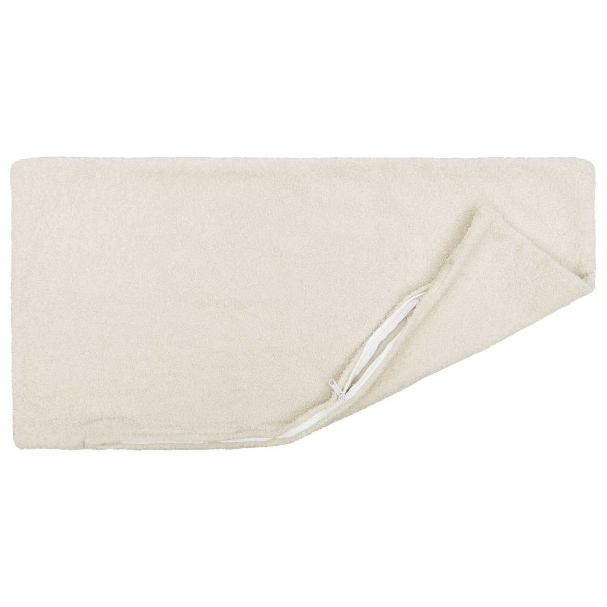 Cushion Cover 2 pcs HEERLEN Cream 50 x 80 cm Bouclé