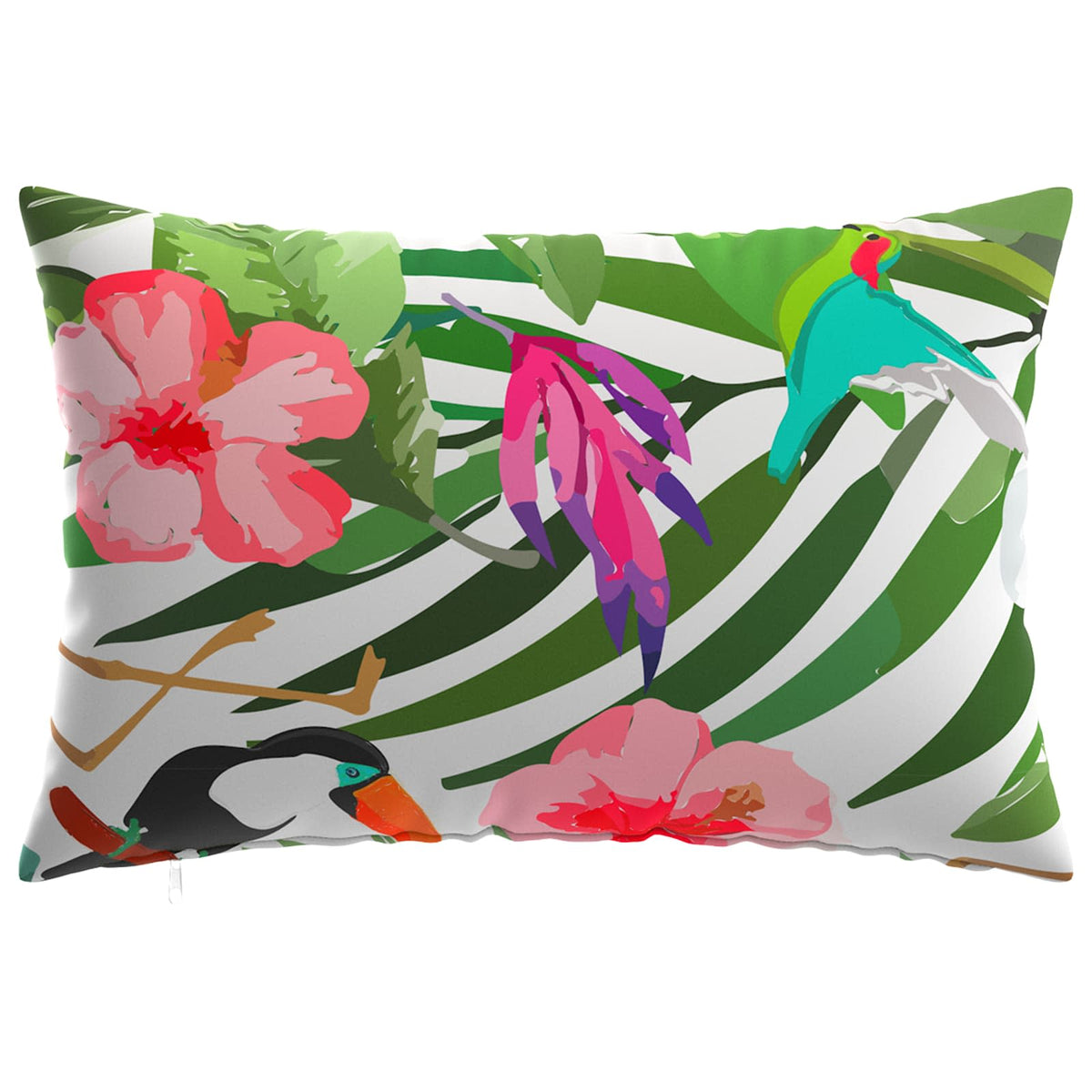 Cushion Cover 2 pcs HEERLEN Multicolour 50 x 80 cm Polyester