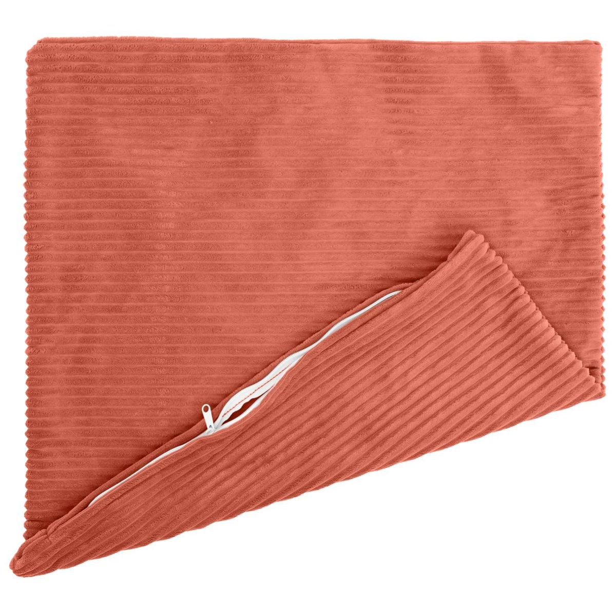 Cushion Cover 6 pcs HEERLEN Red Orange 55 x 55 cm Corduroy