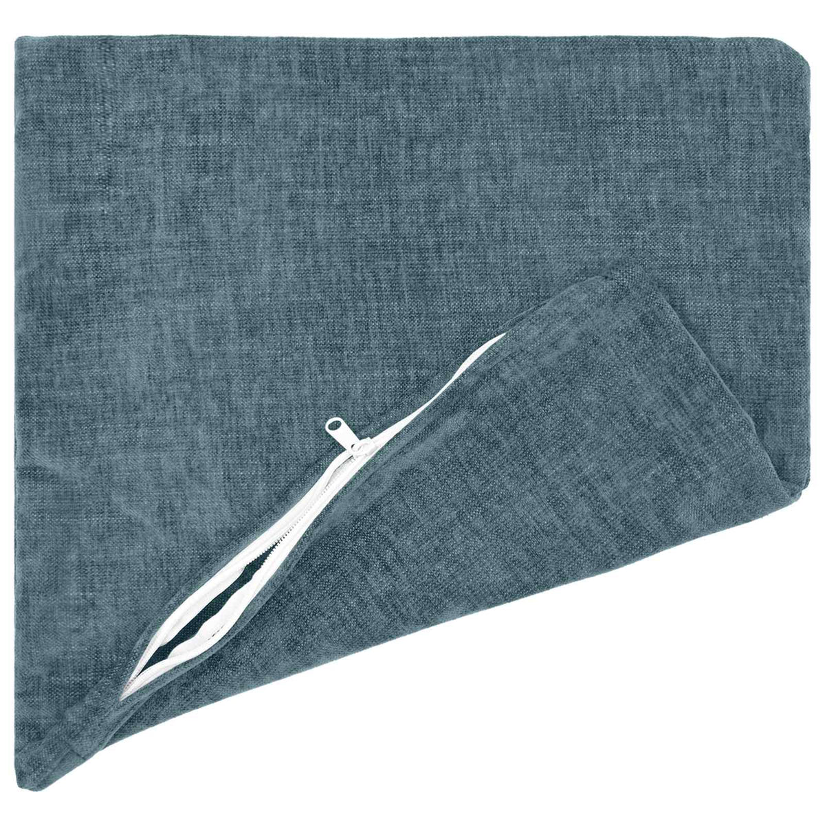 Cushion Cover 2 pcs HEERLEN Blue 55 x 55 cm Chenille Fabric