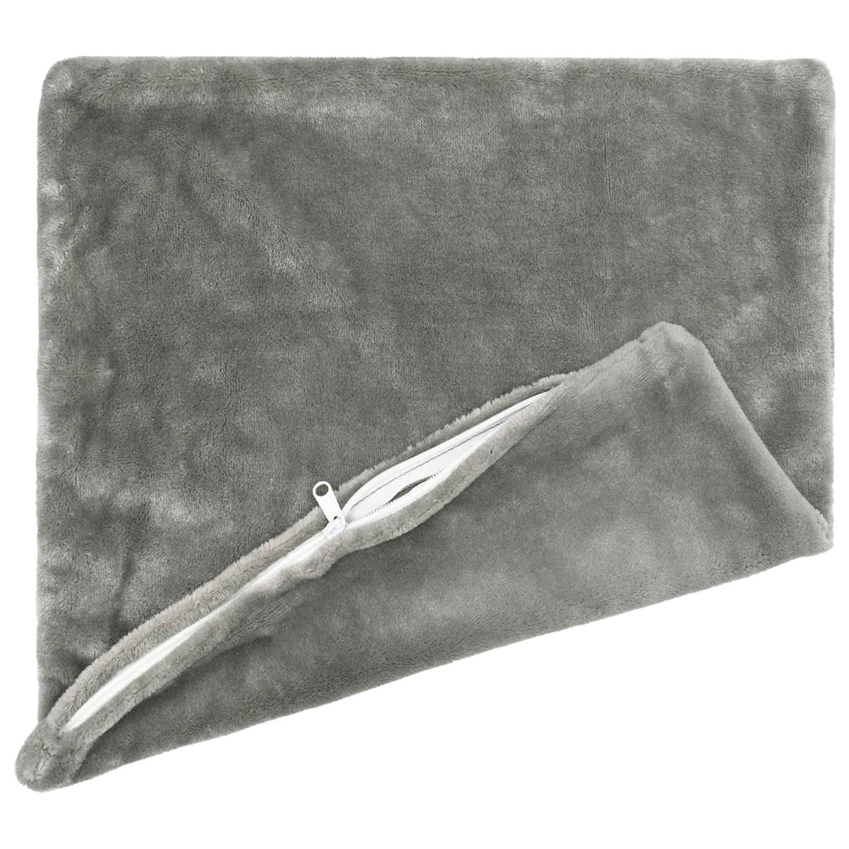 Cushion Cover 6 pcs HEERLEN Dark Grey 55 x 55 cm Flannel