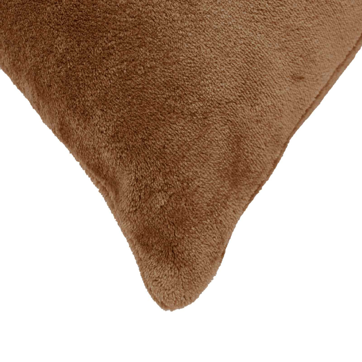 Cushion Cover 6 pcs HEERLEN Light Brown 55 x 55 cm Flannel