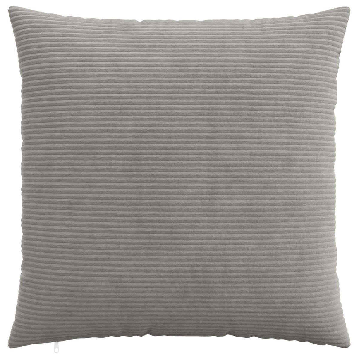 Cushion Cover 2 pcs HEERLEN Light Grey 60 x 60 cm Corduroy