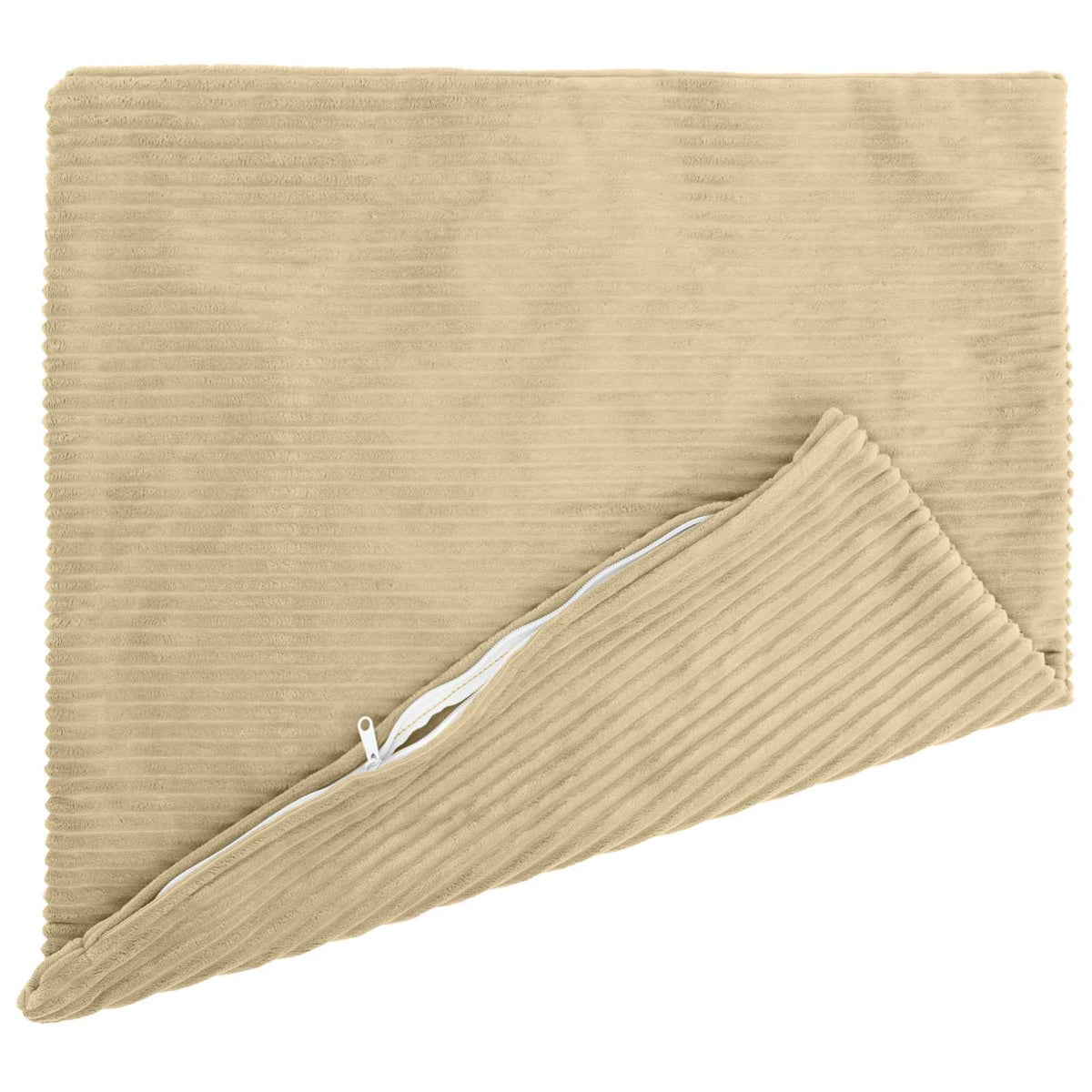 Cushion Cover 2 pcs HEERLEN Green Grey 60 x 60 cm Corduroy
