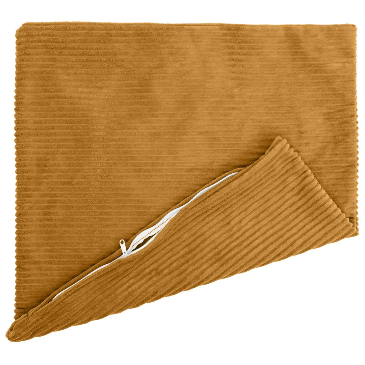 Cushion Cover 2 pcs HEERLEN Yellow 60 x 60 cm Corduroy