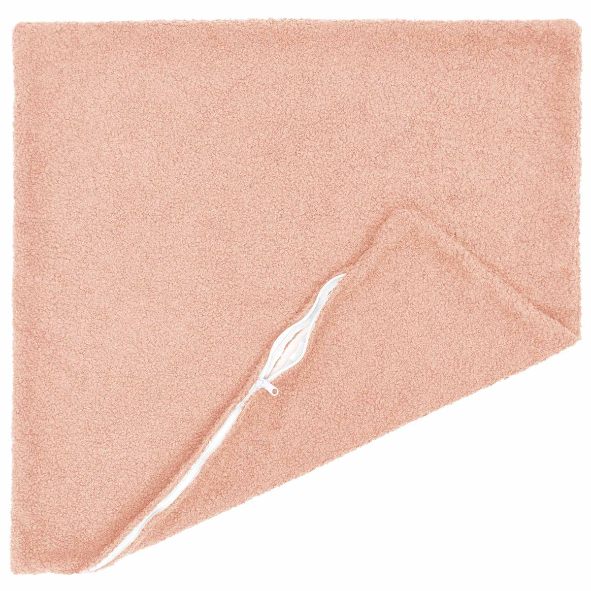 Cushion Cover 2 pcs HEERLEN Pink 60 x 60 cm Bouclé