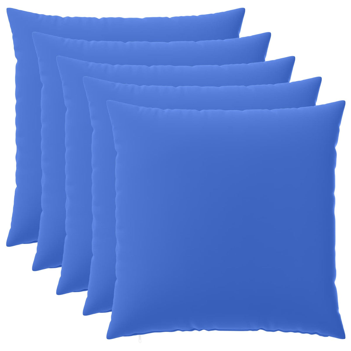 Cushion Cover 6 pcs HEERLEN Royal Blue 60 x 60 cm Polyester