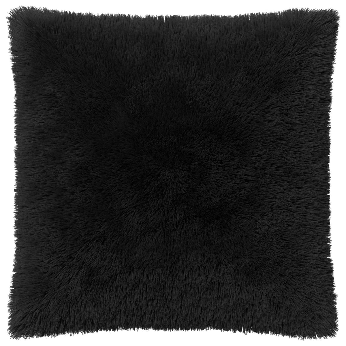 Cushion Cover 6 pcs HEERLEN Black 60 x 60 cm PV Fleece