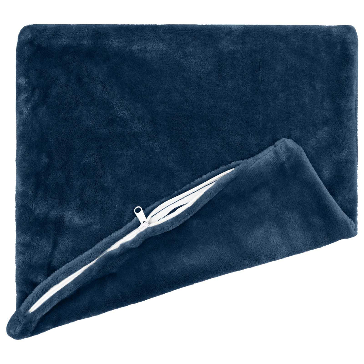 Cushion Cover 6 pcs HEERLEN Navy Blue 60 x 60 cm Flannel