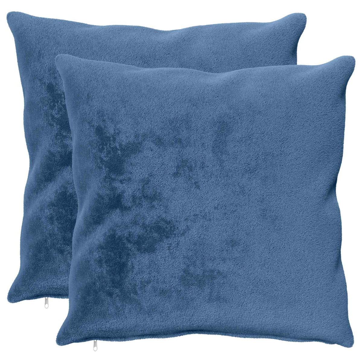 Cushion Cover 2 pcs HEERLEN Light Blue 60 x 60 cm Flannel