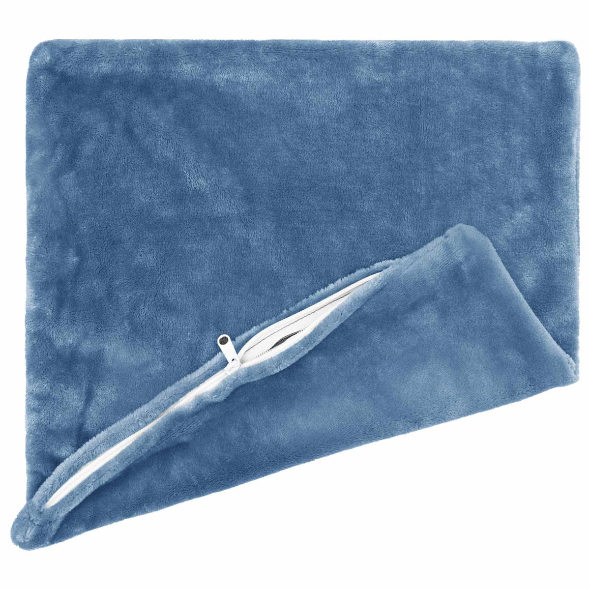 Cushion Cover 6 pcs HEERLEN Light Blue 60 x 60 cm Flannel