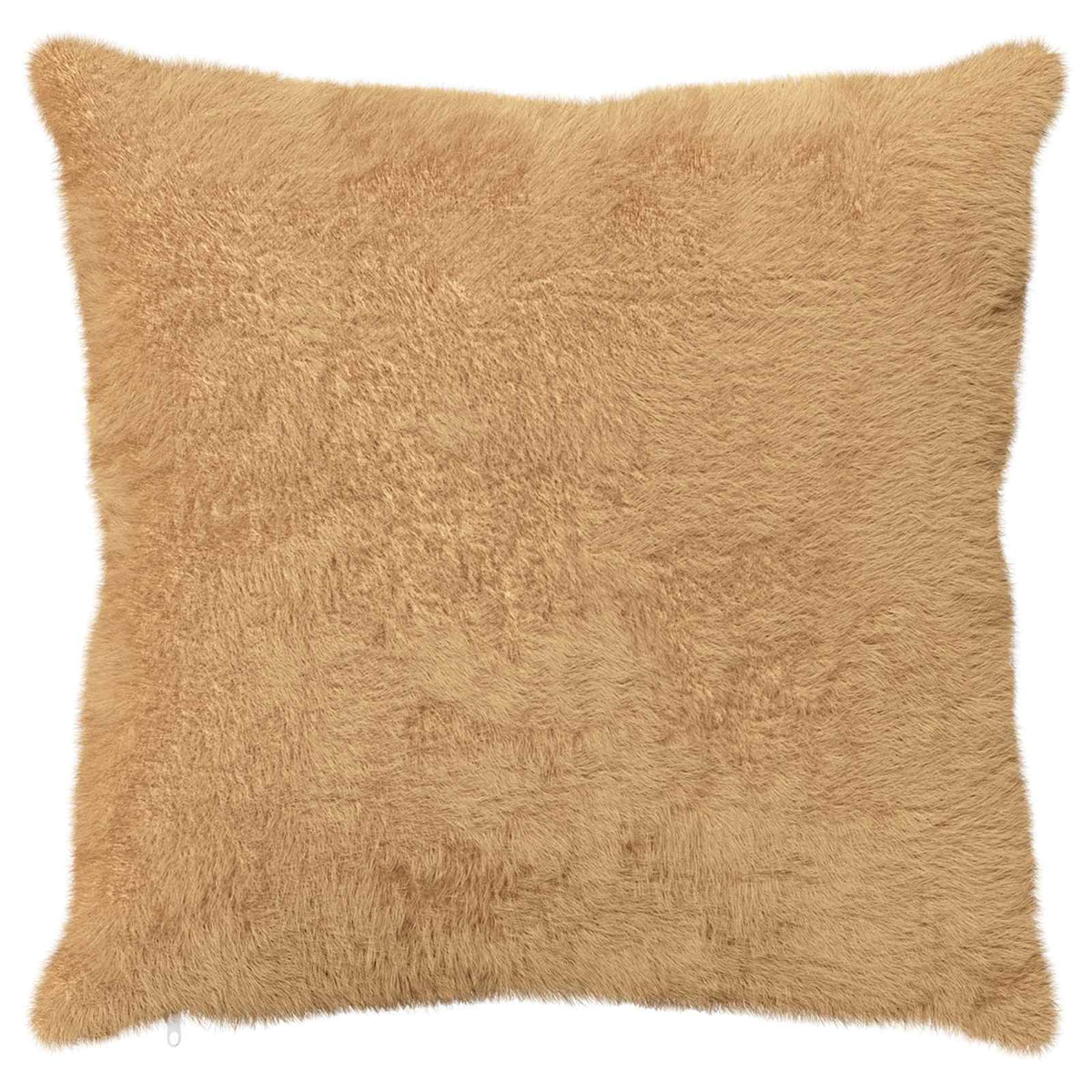 Cushion Cover 6 pcs HEERLEN Taupe 60 x 60 cm Faux Rabbit Fur