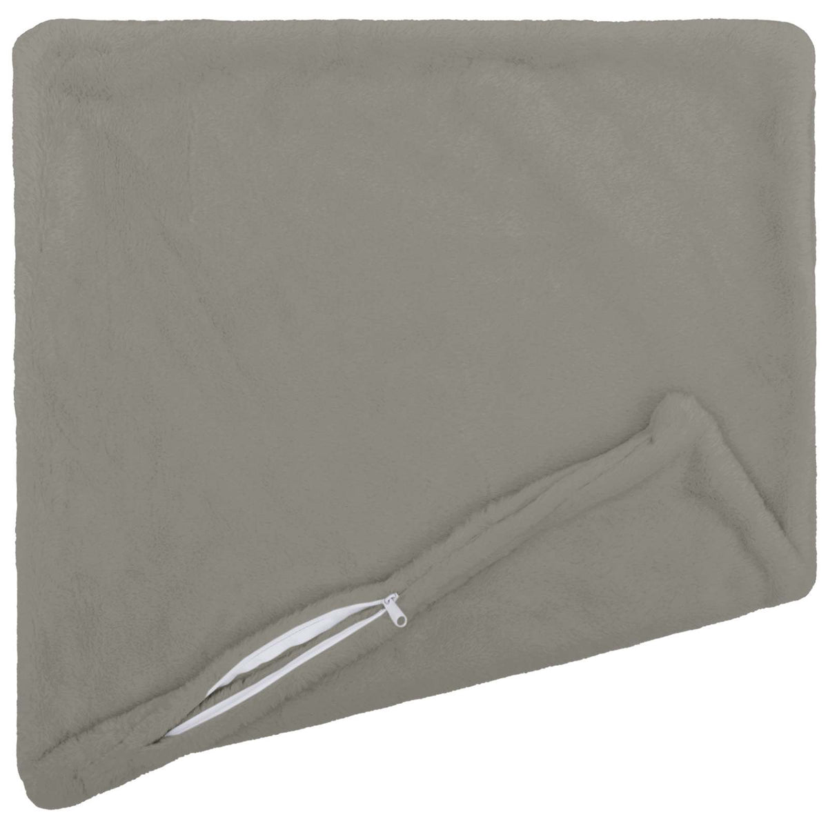 Cushion Cover 2 pcs HEERLEN Light Grey 60 x 60 cm