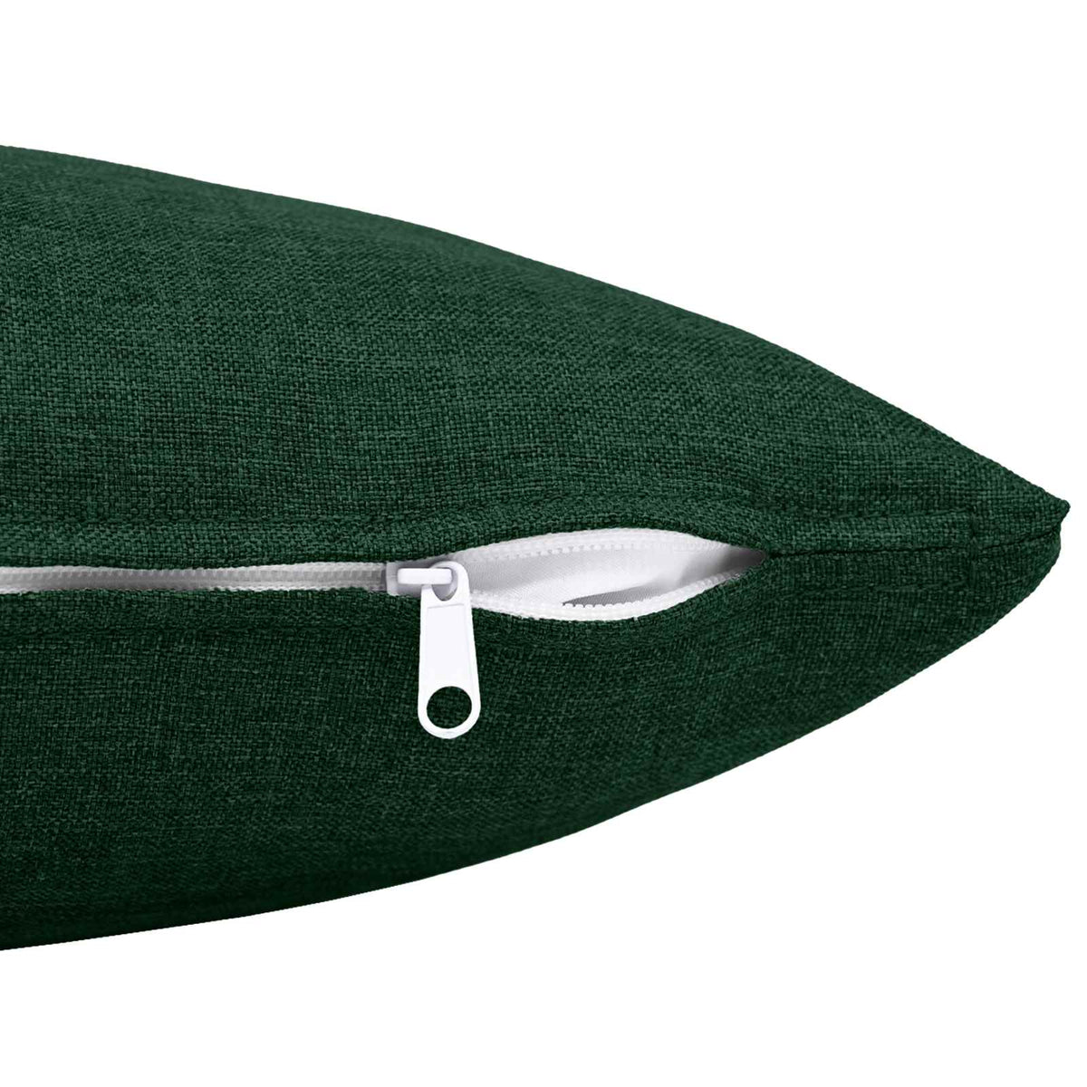 Cushion Cover 6 pcs HEERLEN Dark Green 65 x 65 cm Fabric