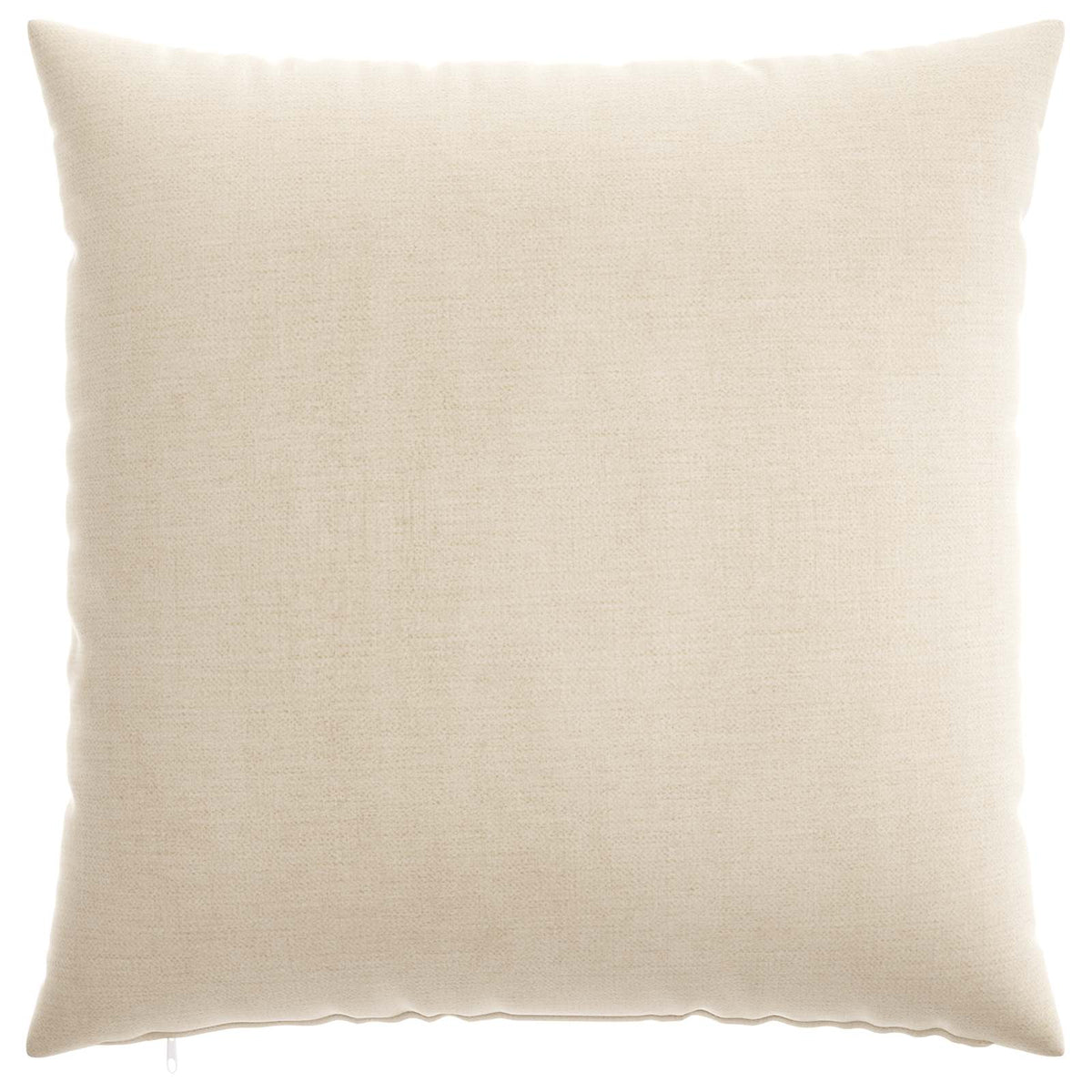 Cushion Cover 2 pcs HEERLEN Cream 65 x 65 cm Chenille Fabric