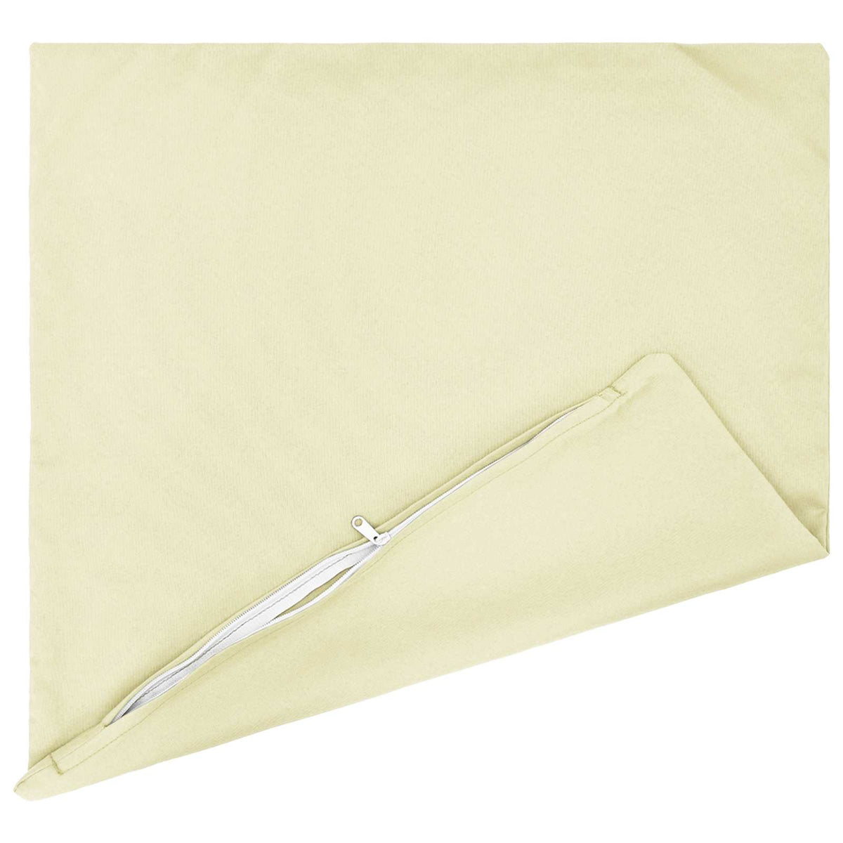 Cushion Cover 6 pcs HEERLEN Cream 65 x 65 cm Polyester