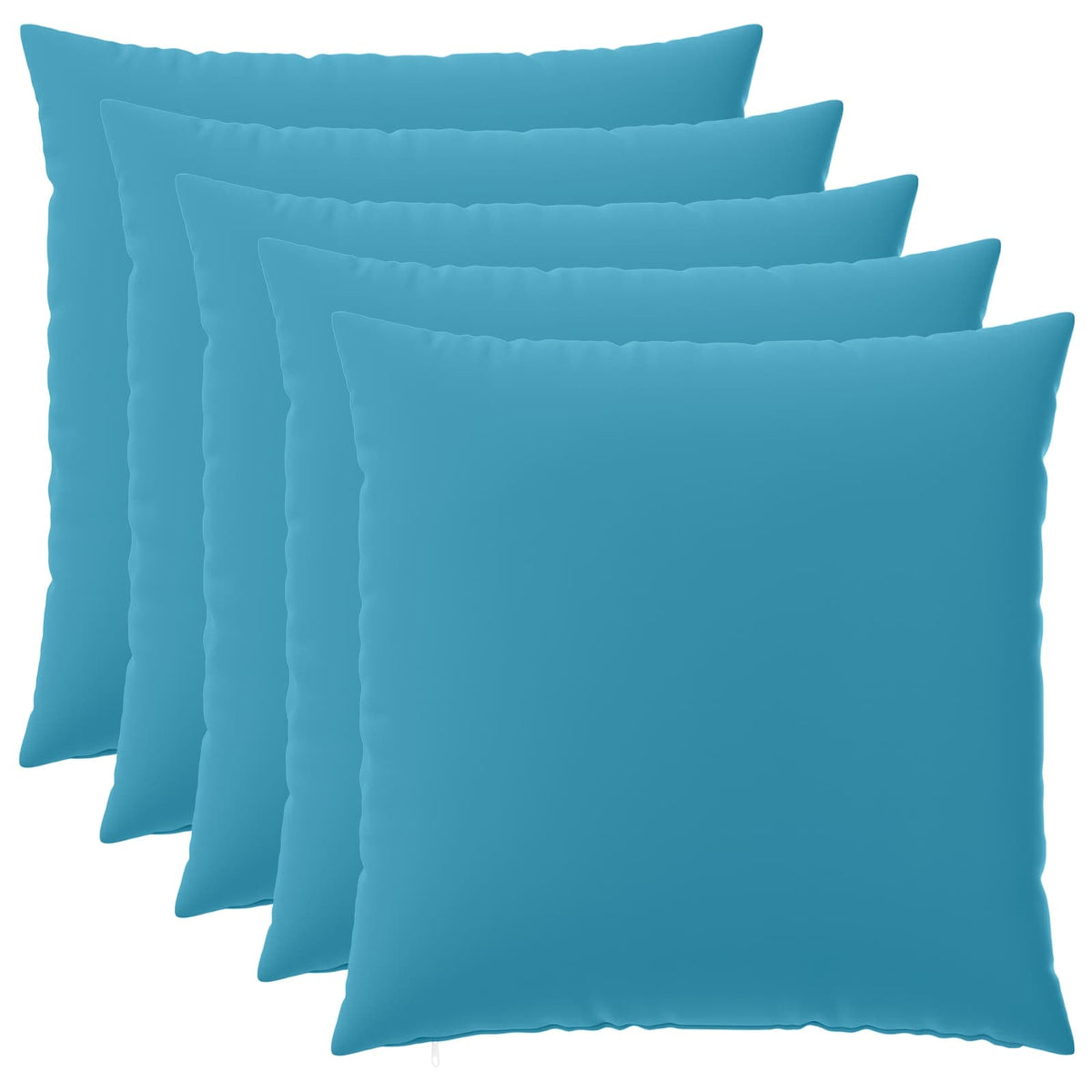 Cushion Cover 6 pcs HEERLEN Light Blue 65 x 65 cm Polyester