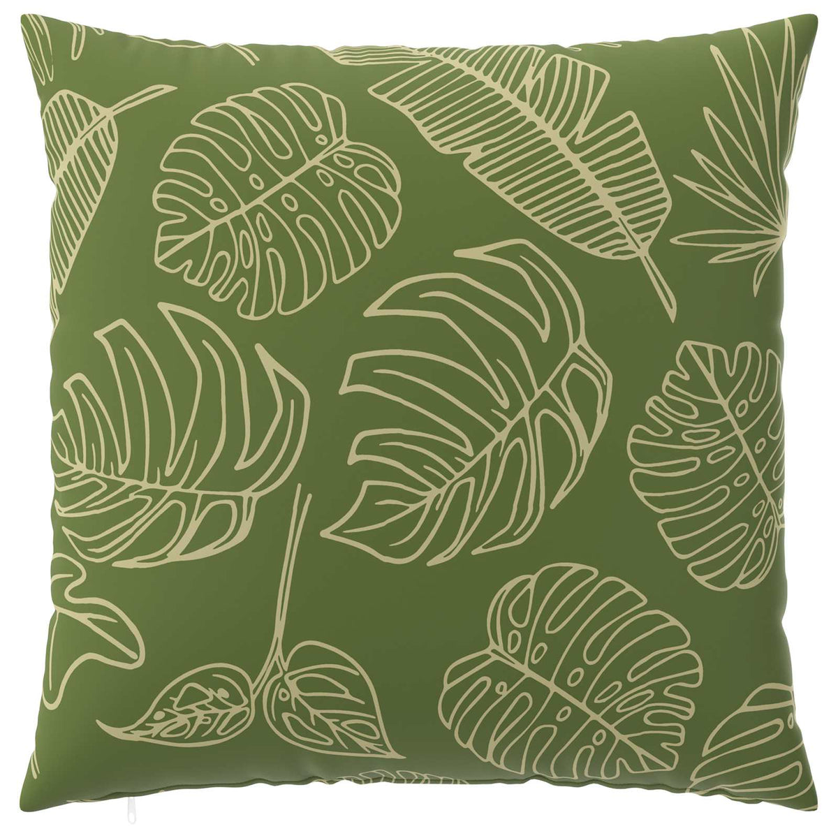 Cushion Cover 6 pcs HEERLEN Leaf Design 65 x 65 cm Polyester