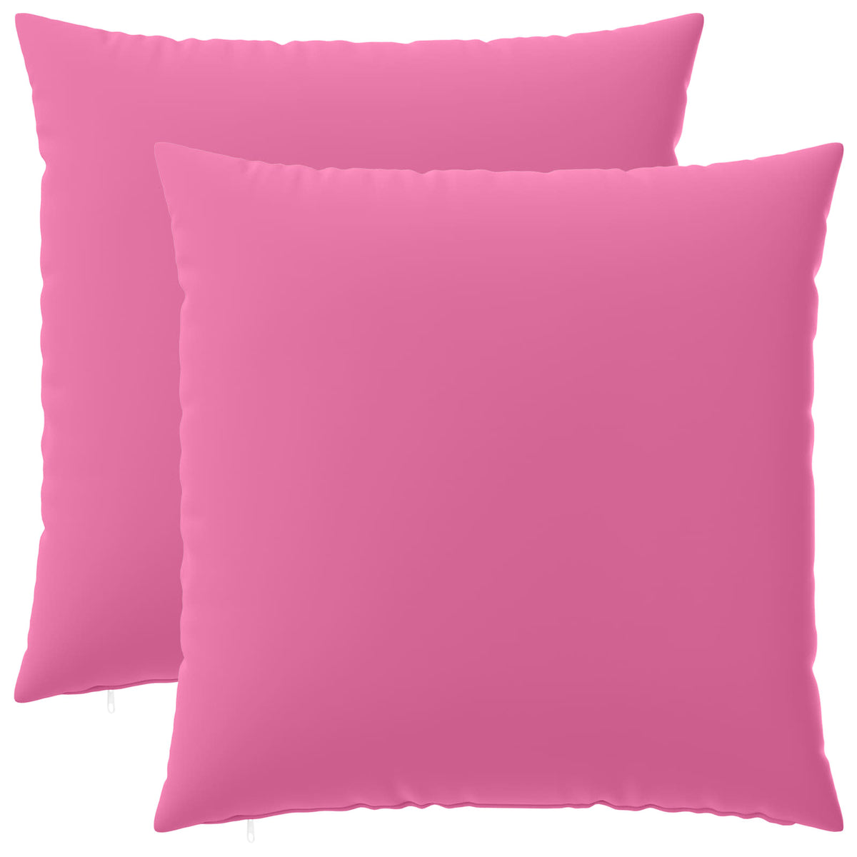 Cushion Cover 2 pcs HEERLEN Pink 65 x 65 cm Polyester
