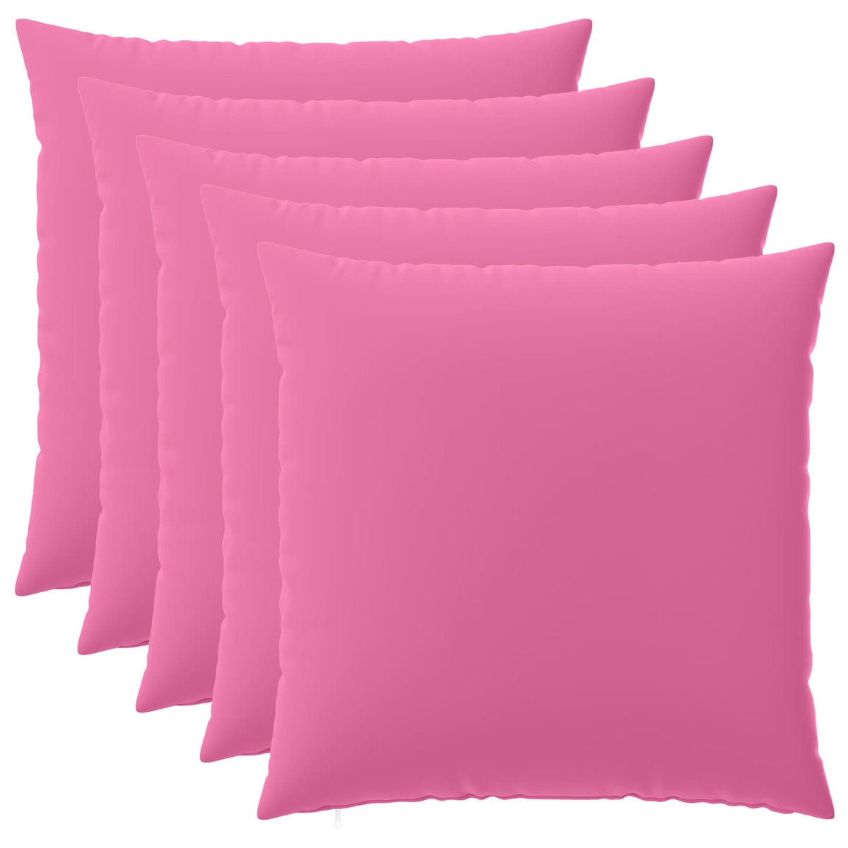 Cushion Cover 6 pcs HEERLEN Pink 65 x 65 cm Polyester