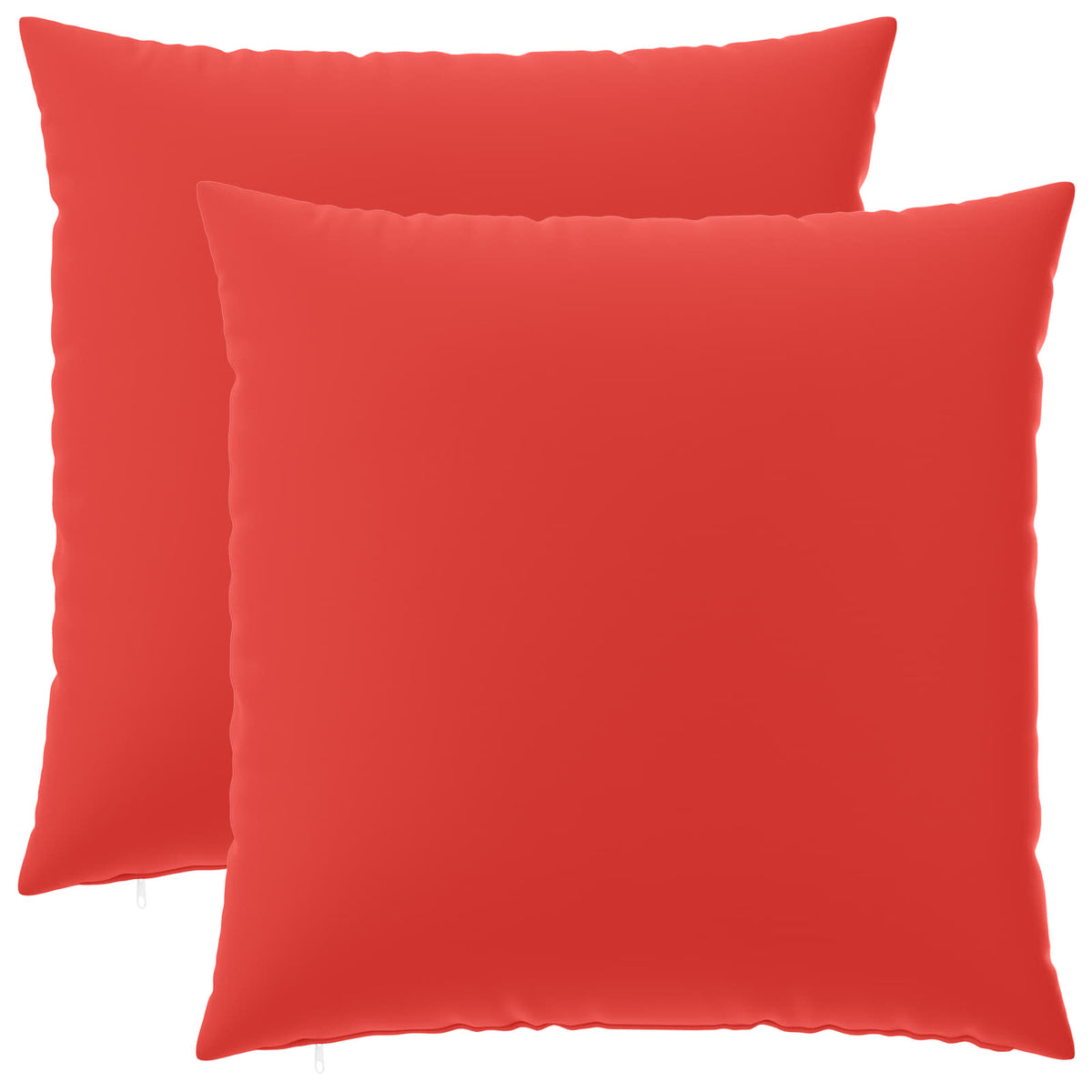 Cushion Cover 2 pcs HEERLEN Red 65 x 65 cm Polyester