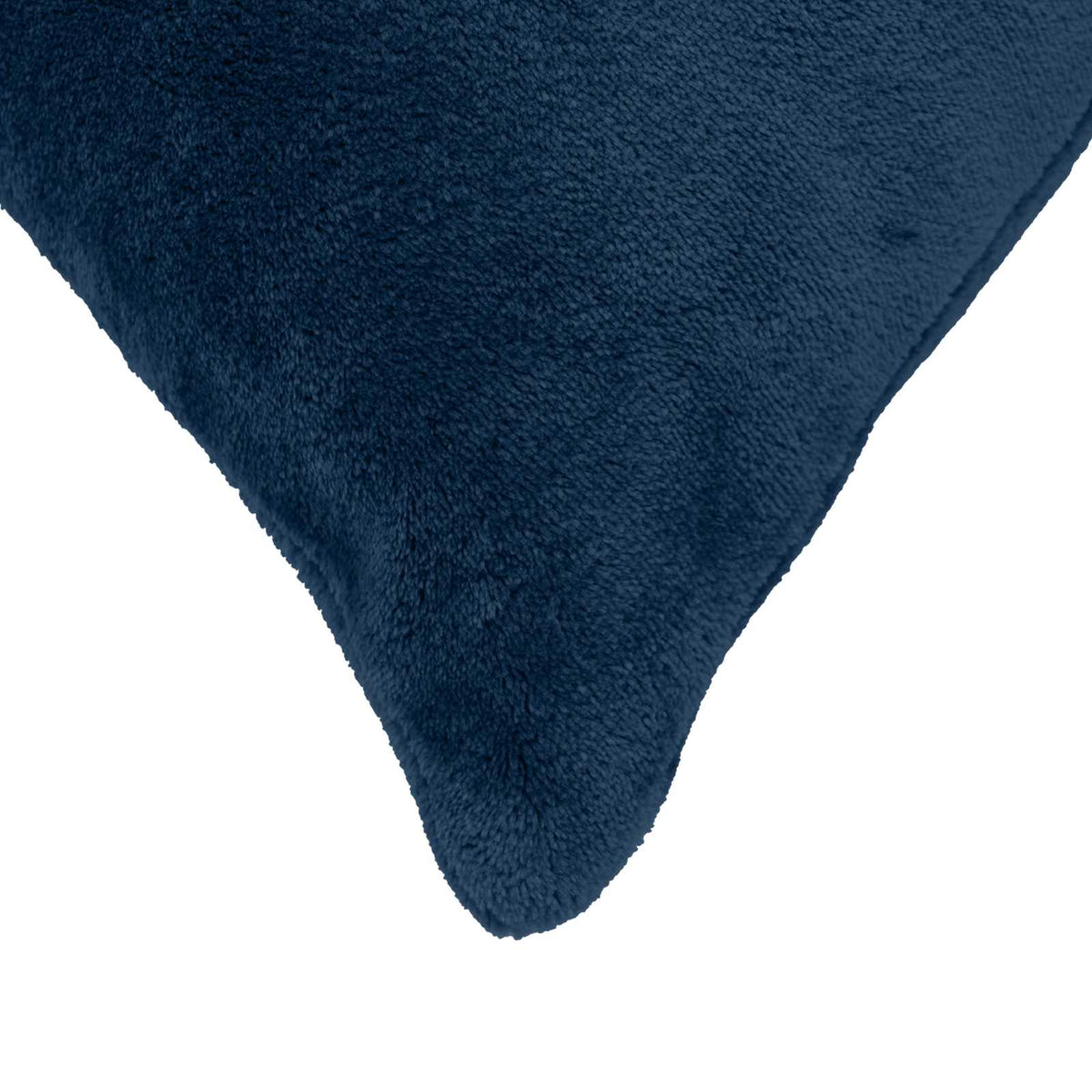 Cushion Cover 2 pcs HEERLEN Navy Blue 65 x 65 cm Flannel