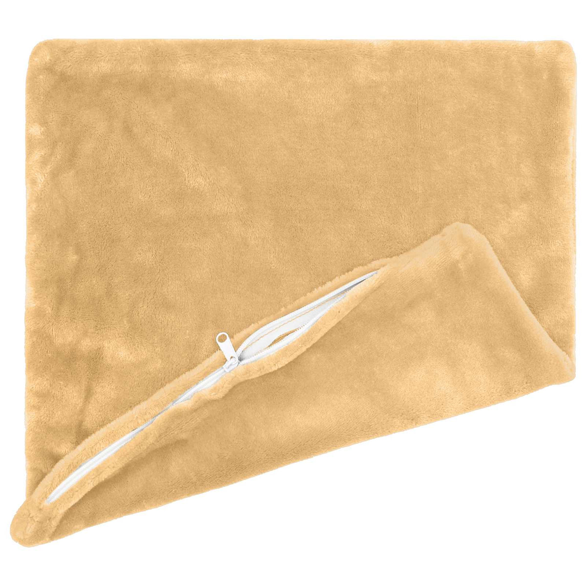 Cushion Cover 6 pcs HEERLEN Taupe 65 x 65 cm Flannel