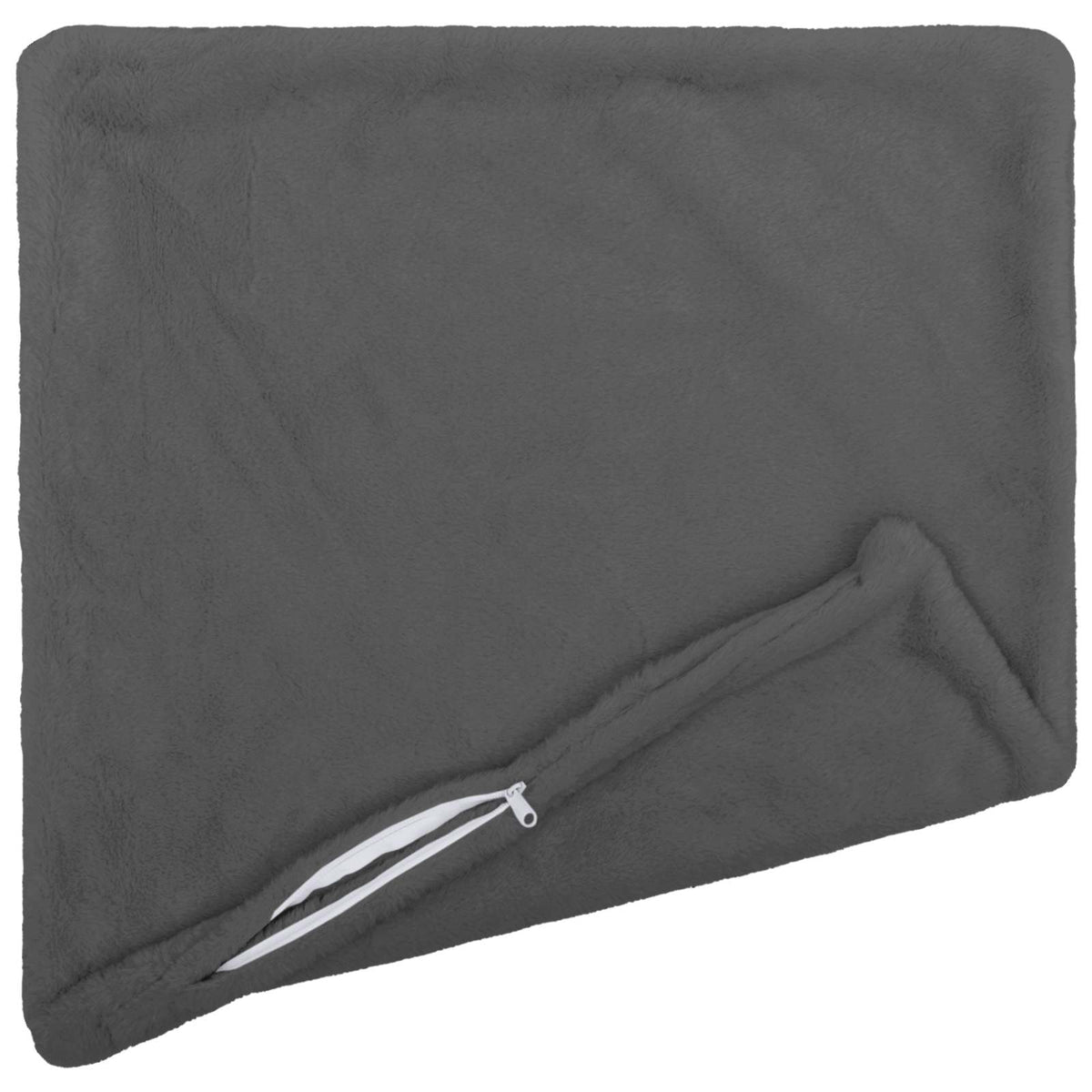 Cushion Cover 2 pcs HEERLEN Dark Grey 65 x 65 cm