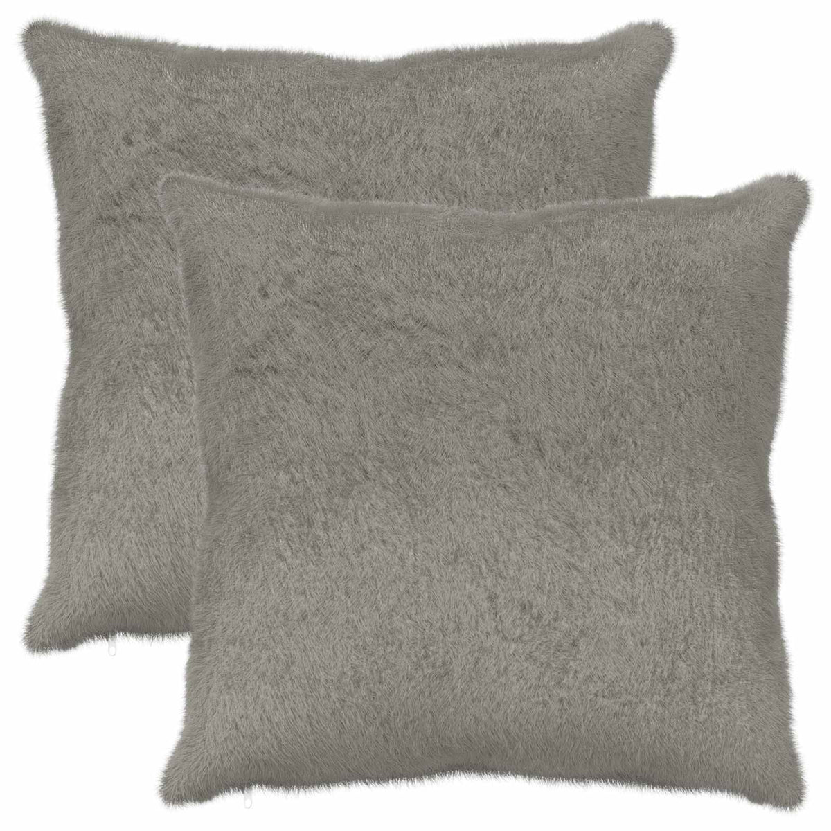 Cushion Cover 2 pcs HEERLEN Light Grey 65 x 65 cm