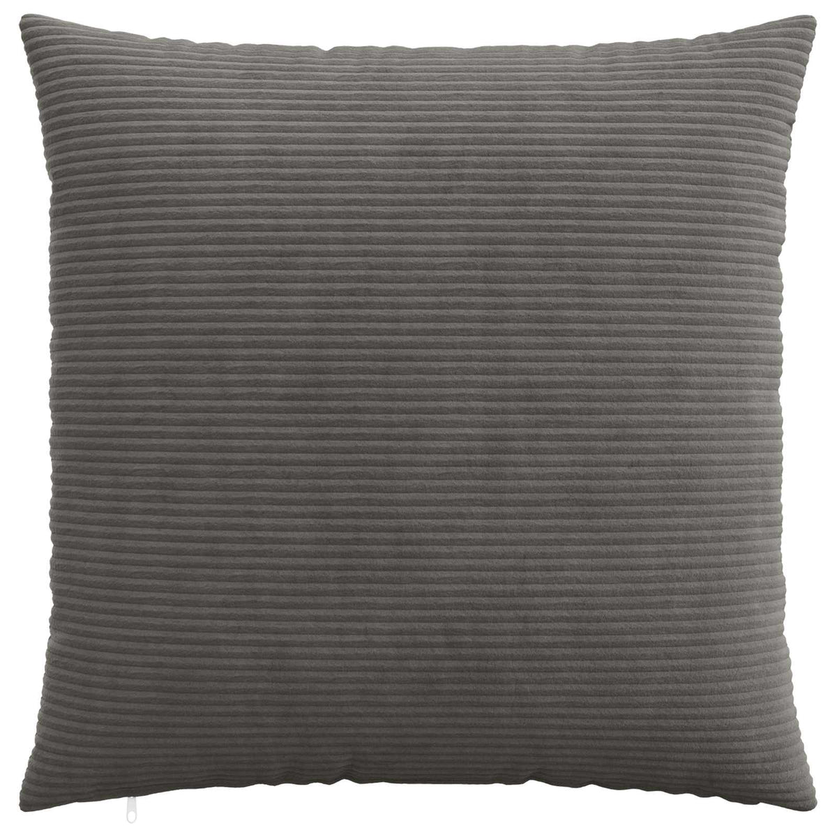 Cushion Cover 2 pcs HEERLEN Dark Grey 70 x 70 cm Corduroy