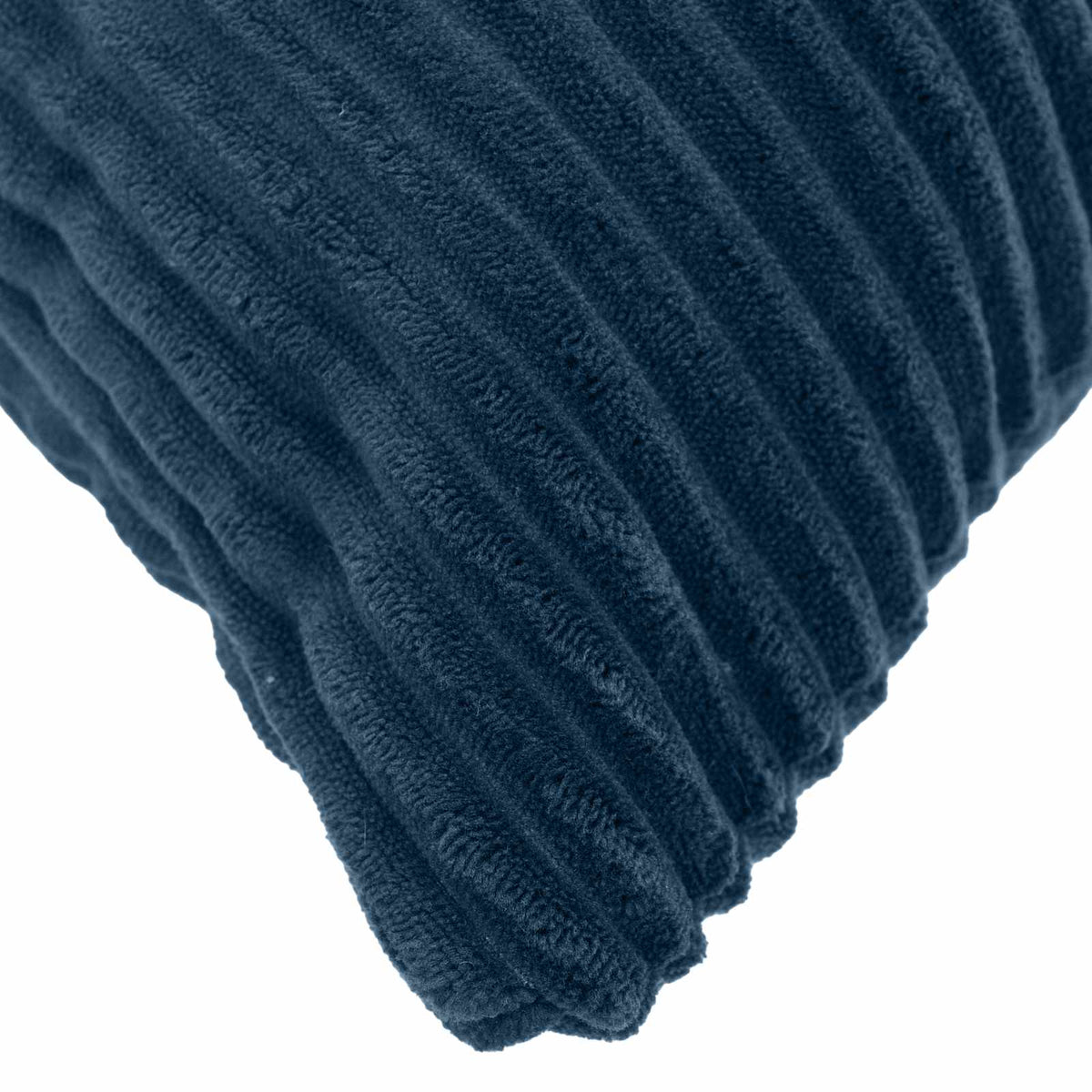 Cushion Cover 2 pcs HEERLEN Navy Blue 70 x 70 cm Corduroy