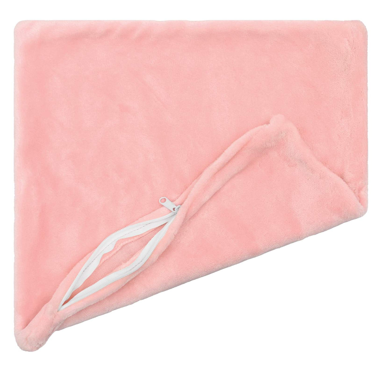 Cushion Cover 2 pcs HEERLEN Pink 70 x 70 cm Flannel