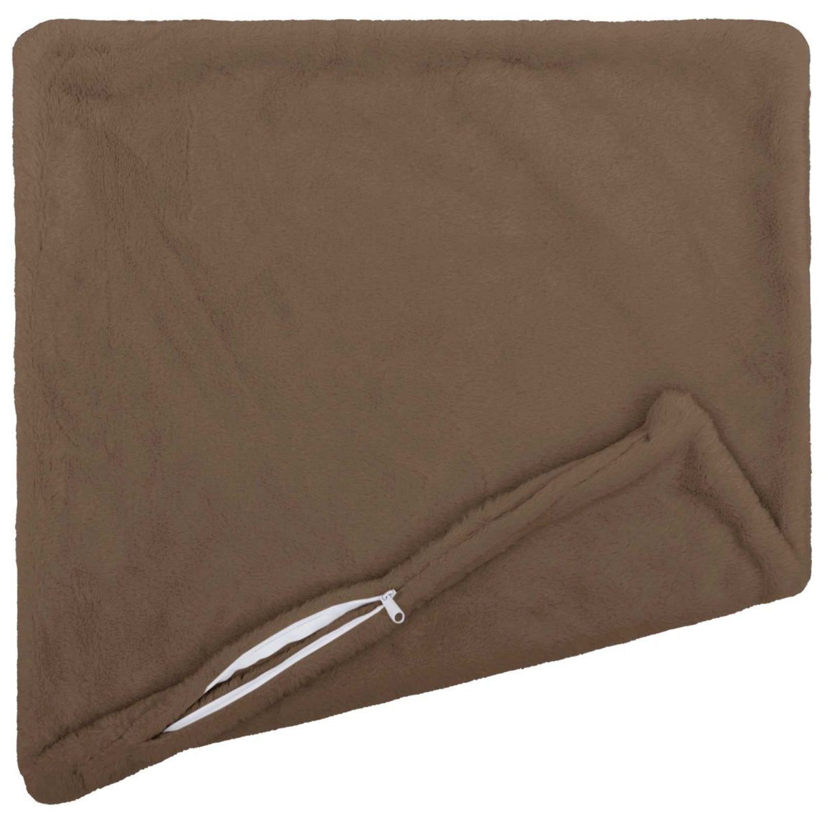 Cushion Cover 2 pcs HEERLEN Light Brown 70 x 70 cm