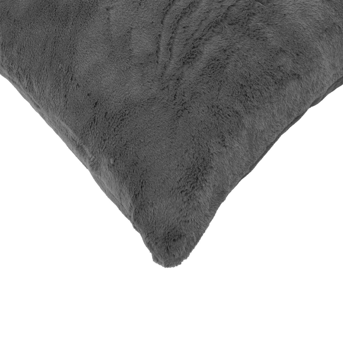 Cushion Cover 2 pcs HEERLEN Dark Grey 70 x 70 cm