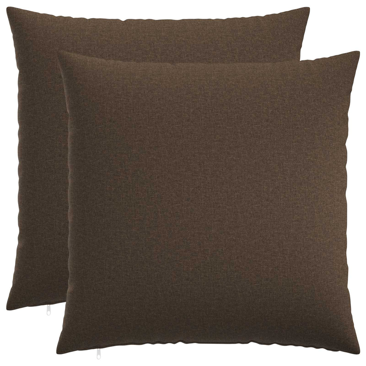 Cushion Cover 2 pcs HEERLEN Taupe 80 x 80 cm Fabric