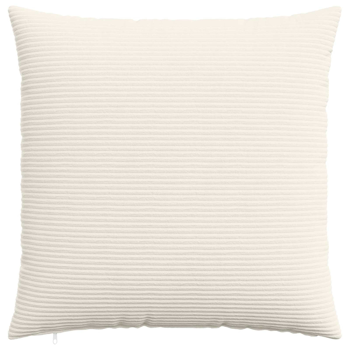 Cushion Cover 2 pcs HEERLEN Cream 80 x 80 cm Corduroy