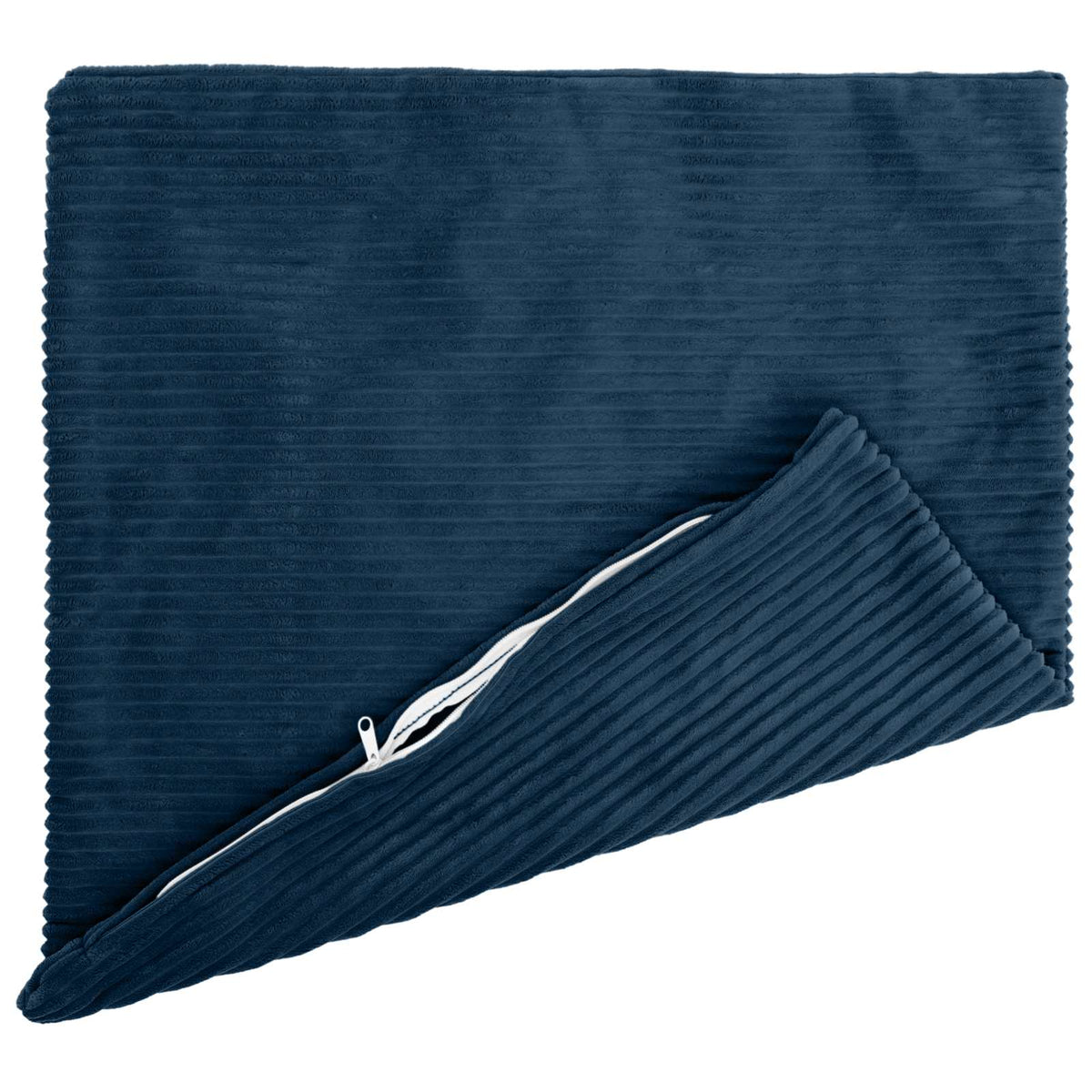 Cushion Cover 6 pcs HEERLEN Navy Blue 80 x 80 cm Corduroy