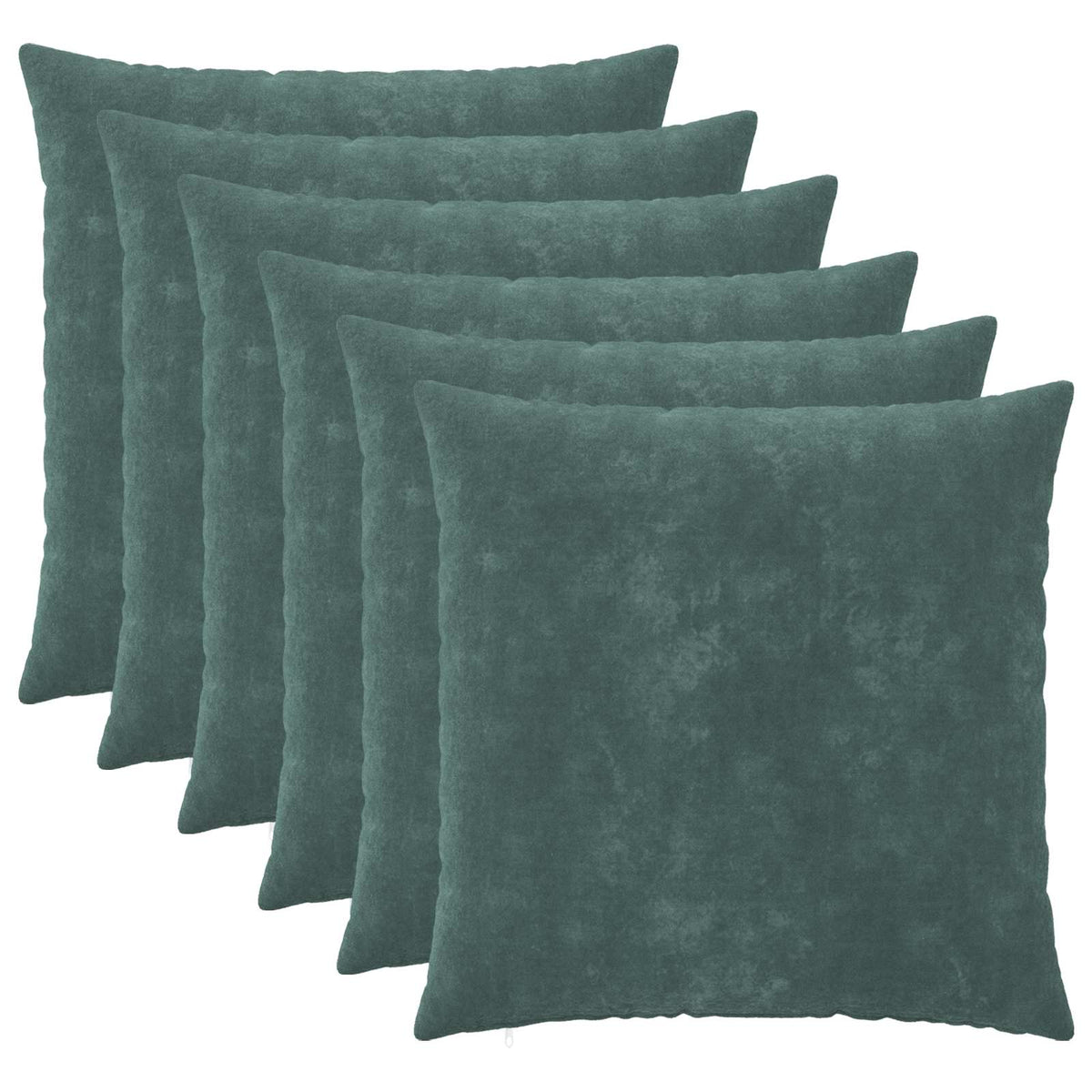 Cushion Cover 6 pcs HEERLEN Sea Blue 80 x 80 cm