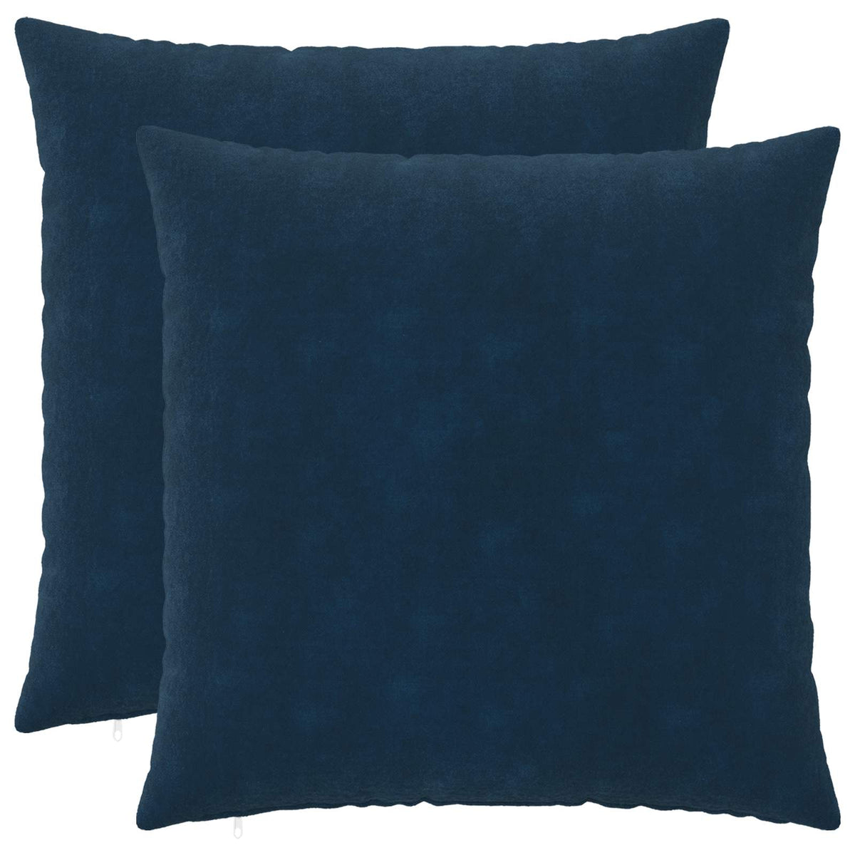 Cushion Cover 2 pcs HEERLEN Blue 80 x 80 cm Microfiber Fleece