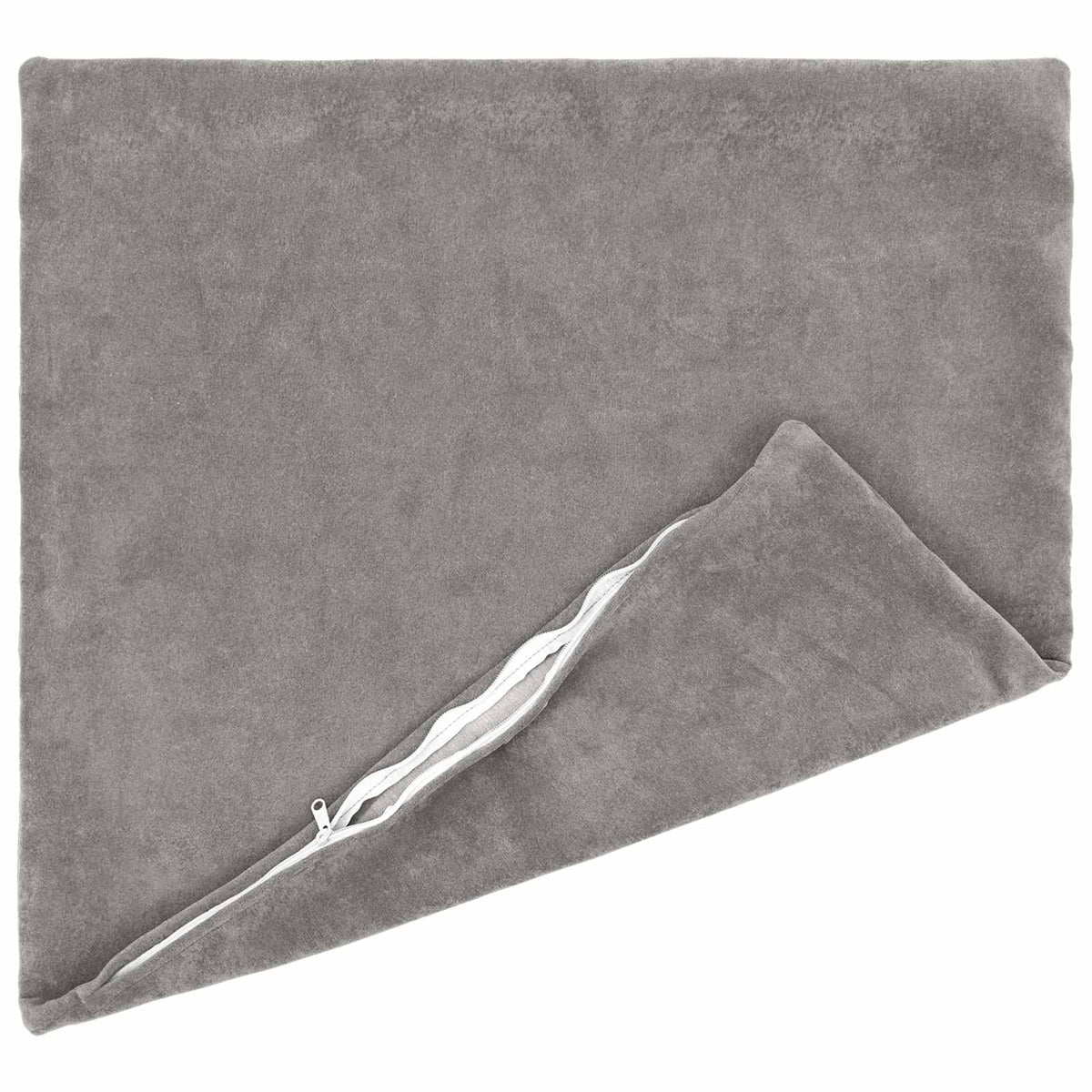 Cushion Cover 2 pcs HEERLEN Light Grey 80 x 80 cm