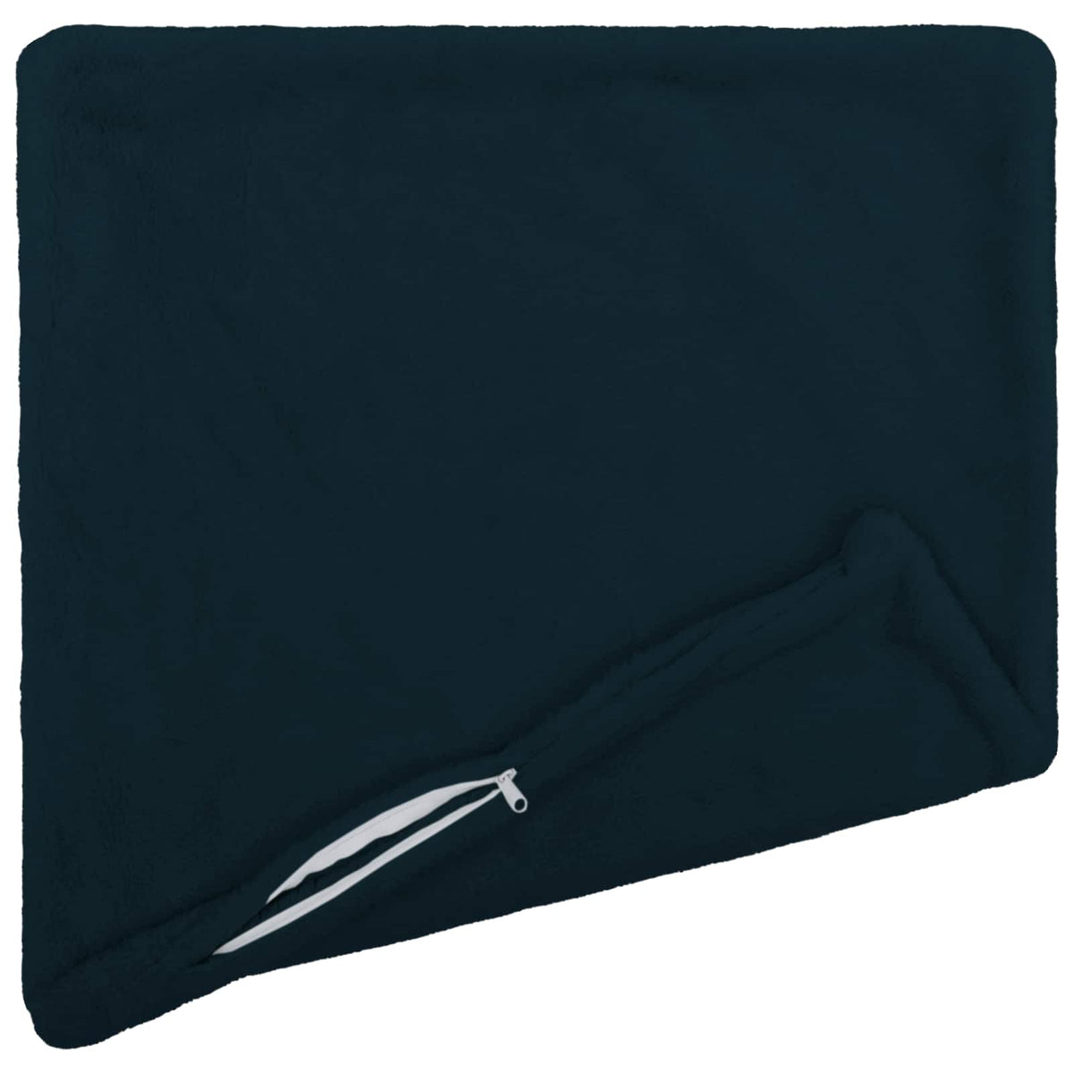 Cushion Cover 2 pcs HEERLEN Navy Blue 80 x 80 cm