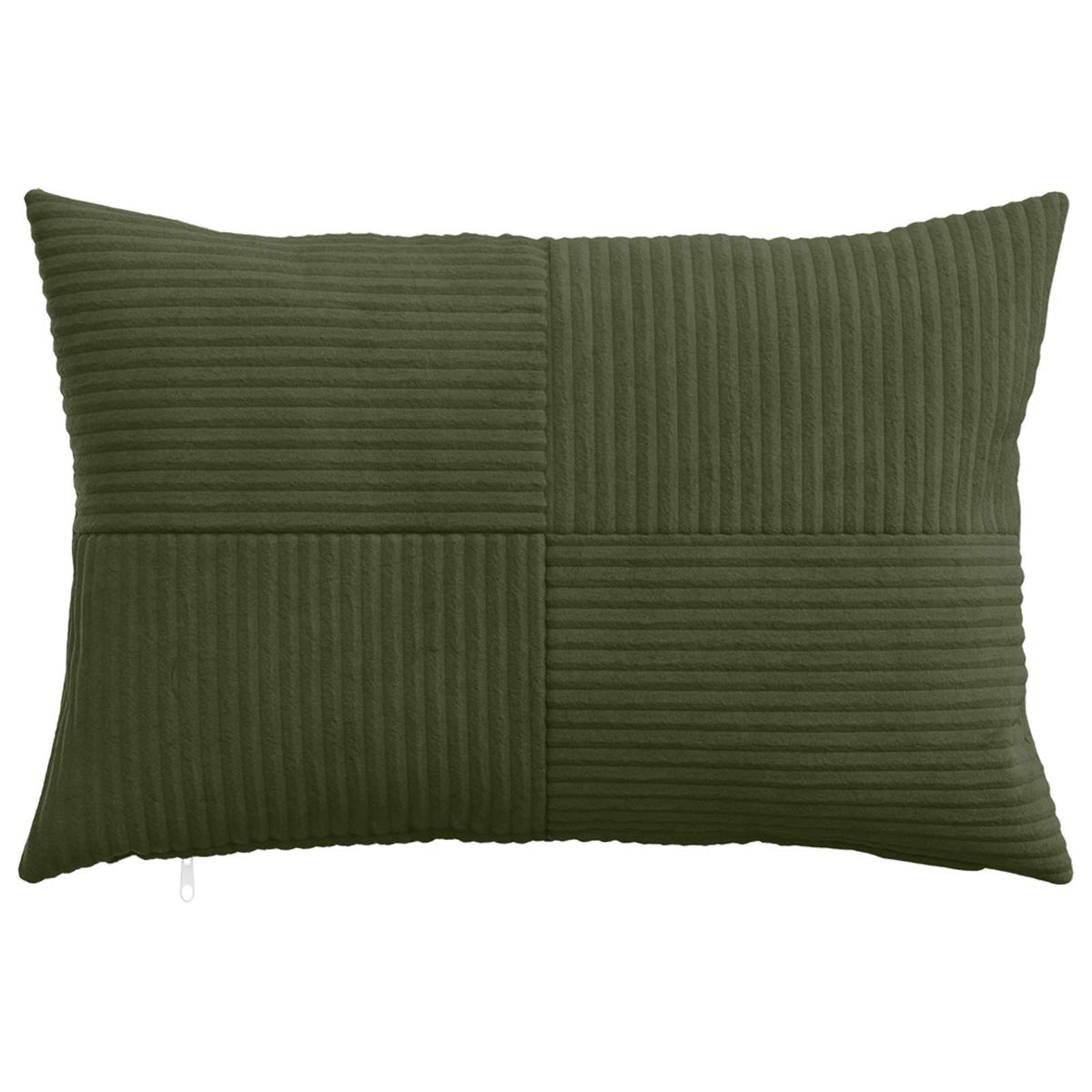 Cushion Cover 6 pcs ALMELO Green 30 x 50 cm Corduroy