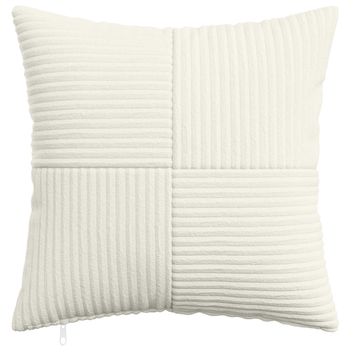 Cushion Cover 6 pcs ALMELO Cream 35 x 35 cm Corduroy