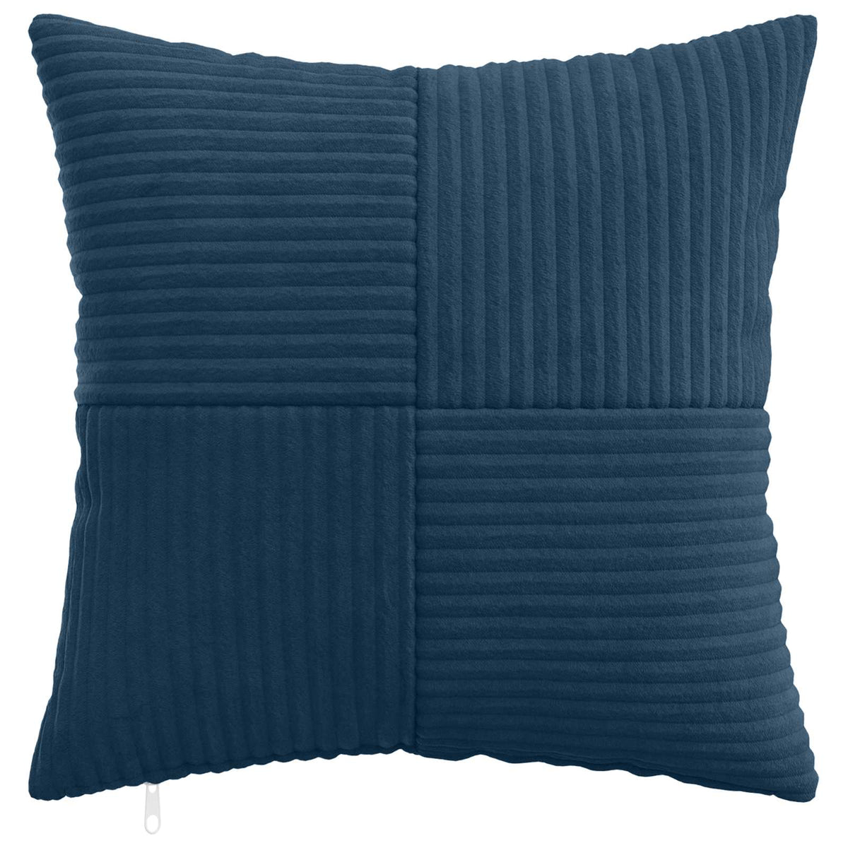 Cushion Cover 6 pcs ALMELO Navy Blue 40 x 40 cm Corduroy