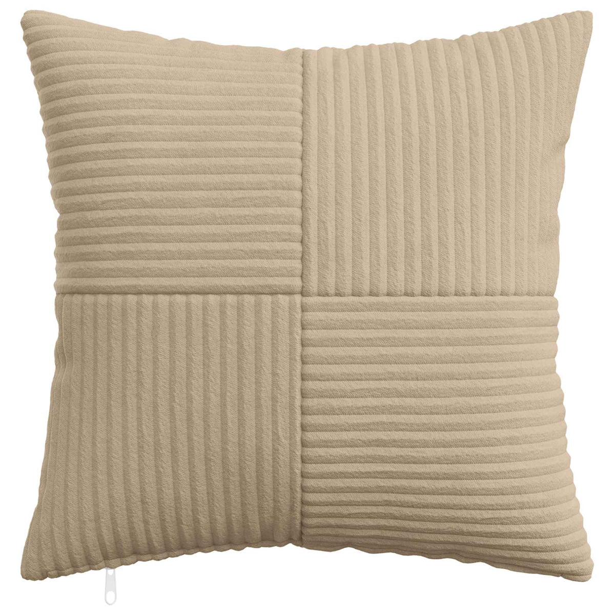 Cushion Cover 6 pcs ALMELO Taupe 40 x 40 cm Corduroy