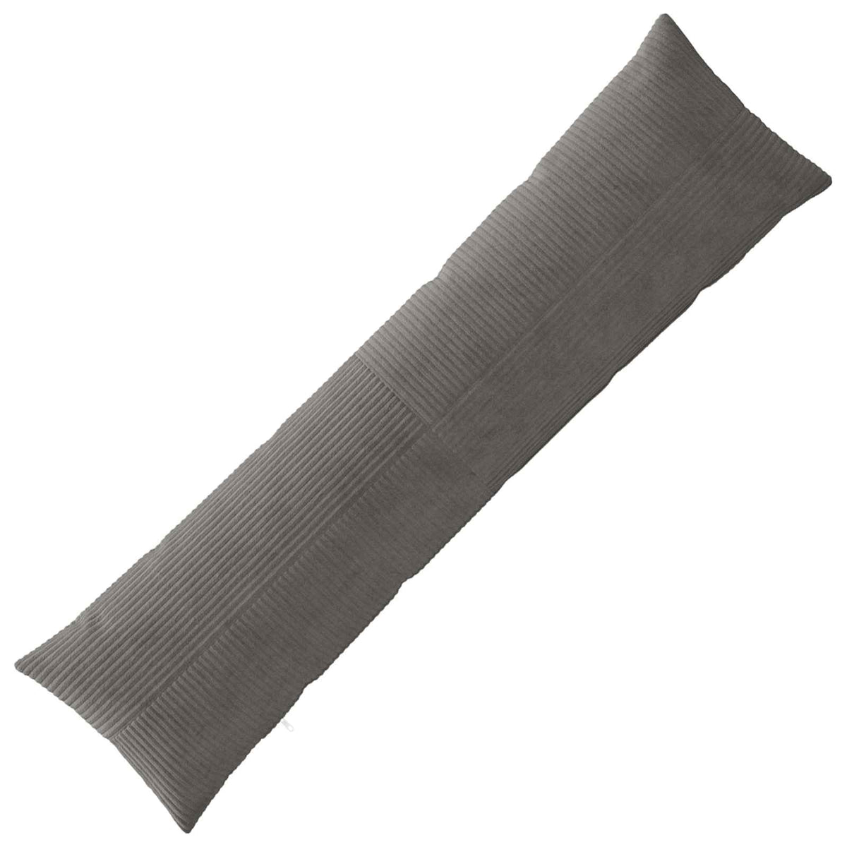 Cushion Cover ALMELO Dark Grey 40 x 145 cm Corduroy