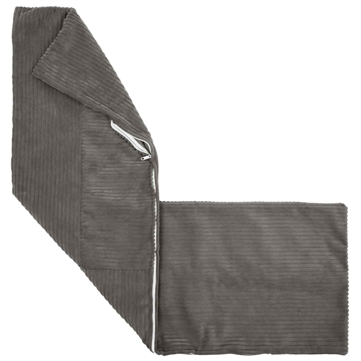 Cushion Cover 2 pcs ALMELO Dark Grey 40 x 145 cm Corduroy