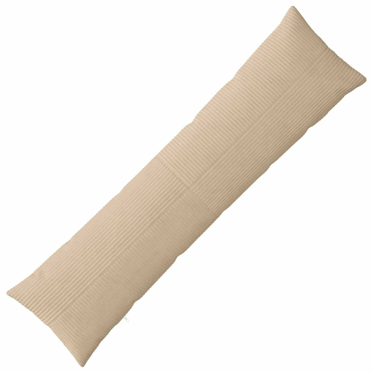 Cushion Cover ALMELO Taupe 40 x 145 cm Corduroy